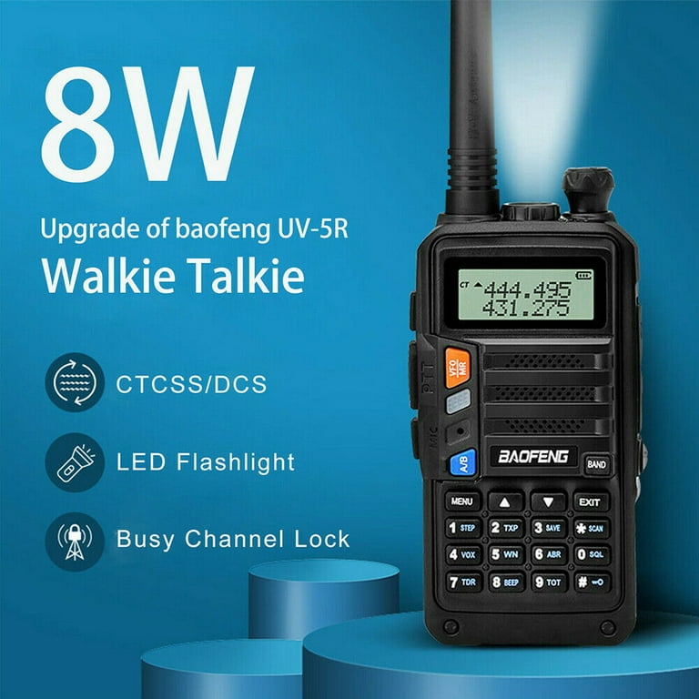 BAOFENG TRI-BAND UV-S9 PLUS VHF UHF Two-way Walkie Talkie Radio