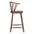thumbnail image 3 of Stenger Counter Stool Walnut Counter Stool, Modern Style, Armrest support, Rubberwood, Indoor Bar, 3 of 3