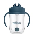 thumbnail image 1 of Vaso entrenador 9oz. con popote azul marino, 1 of 10
