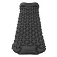 thumbnail image 2 of Camping Sleeping Pad, Waterproof Skin Friendly 25s Fast Inflating Single Size Inflatable Sleeping Pad  For Outdoor Hiking Dark Gray, 2 of 8