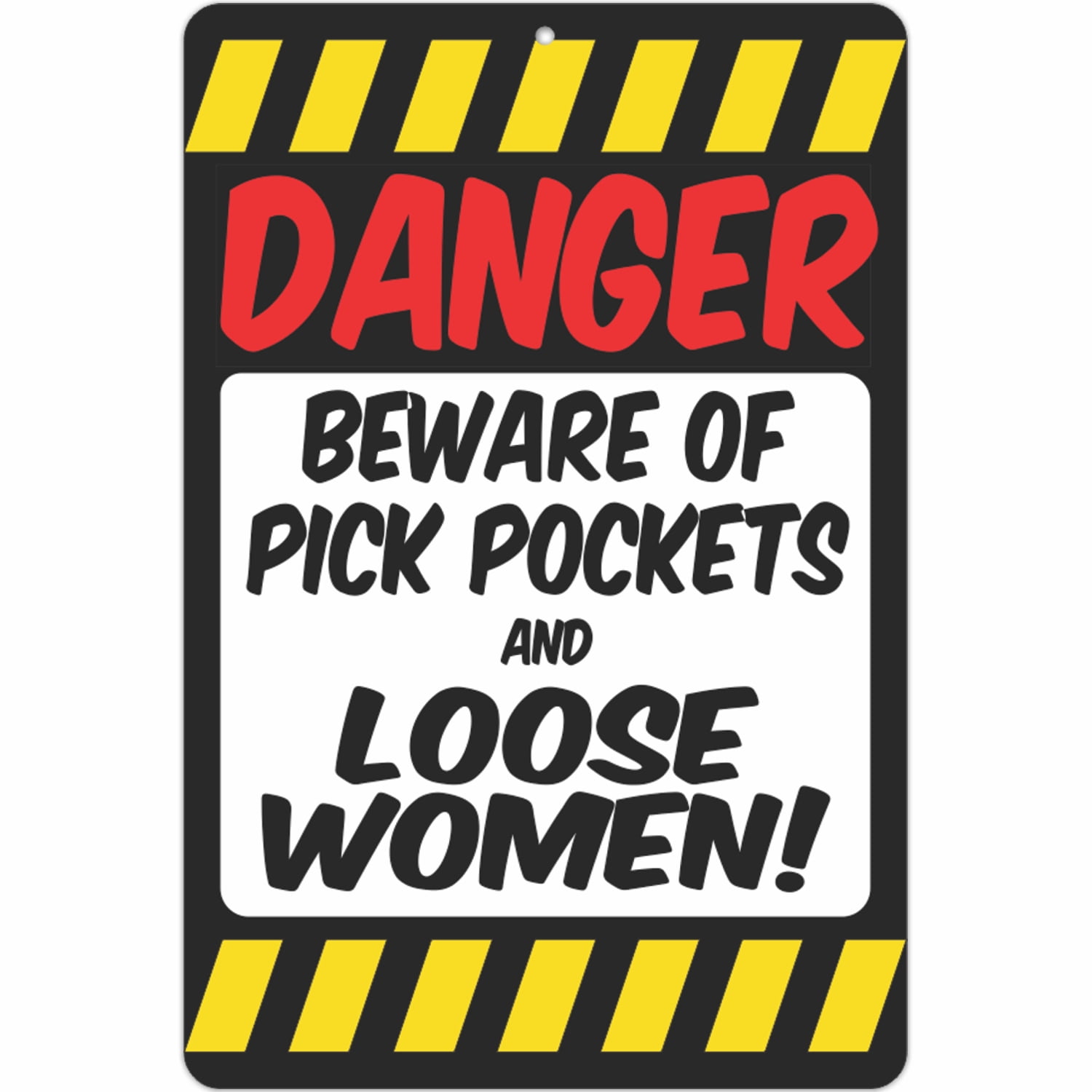 Novelty Danger Beware Sign
