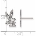 thumbnail image 2 of Sterling Silver Rh-Plated Logoart Sigma Kappa Xs Post Earrings (12 X 8) Made In United States ss038skp, 2 of 5