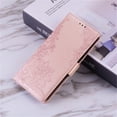 thumbnail image 3 of Dteck for Samsung A13 5G Case, Galaxy A13 Wallet Case, Embossed Lotus Pattern Premium PU Leather Folio Flip Stand Magnetic Shockproof Protective Cover for Samsung Galaxy A13 5G 6.5 inch, Rosegold, 3 of 7