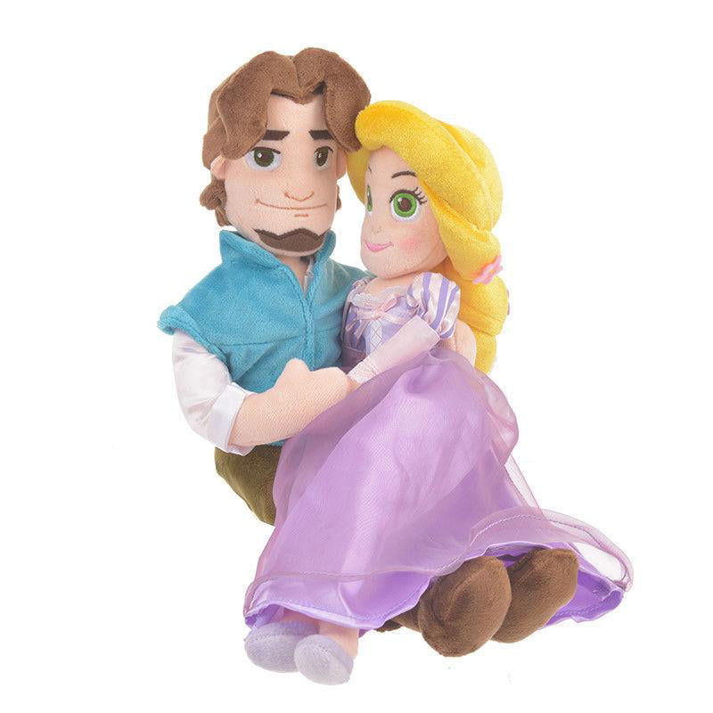 Disney Mini Plush Chokkori san Couple Rapunzel & Flynn Rider NEW Disney Store