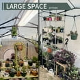 thumbnail image 5 of Meetleisure 6.9 FT x 8.5 FT x 7.2 FT Pop-up Outdoor PVC Greenhouse, White, 5 of 7