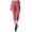 Brick Red, variant on Women's High Waist Pocket Activewear Leggings, Navy Blue, Capri, S