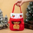 thumbnail image 4 of onlyliua para Interior/Exterior Bolsas Navideñas con Asas, Bolsas de Comestibles Reutilizables para Navidad, Bolsas de Regalo Grandes No Tejidas Multiusos, Bolsas de Compras para Fiestas Navideñas, 4 of 6