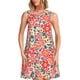 thumbnail image 1 of Fotbe Small Coral Red Flowers Vestido de Verano sin Mangas para Mujer – Vestido Midi Línea A, Estilo Camiseta Floral, Vestido Playero Casual y Fluido, 1 of 7