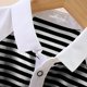 thumbnail image 5 of Blusa y camisa de manga corta con cuello vuelto para niños, camisa informal de manga corta con botones y solapa estampada para niños y niñas, parte superior de poliéster para niños, 5 of 7