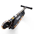 thumbnail image 3 of Melo Wheels Flare Light-Up Folding Kick Scooter for Kids, Orange, 3 of 13