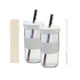 thumbnail image 4 of Juego de vasos de agua reutilizables perfecl 730ml boca ancha a prueba de fugas blanco, 4 of 8
