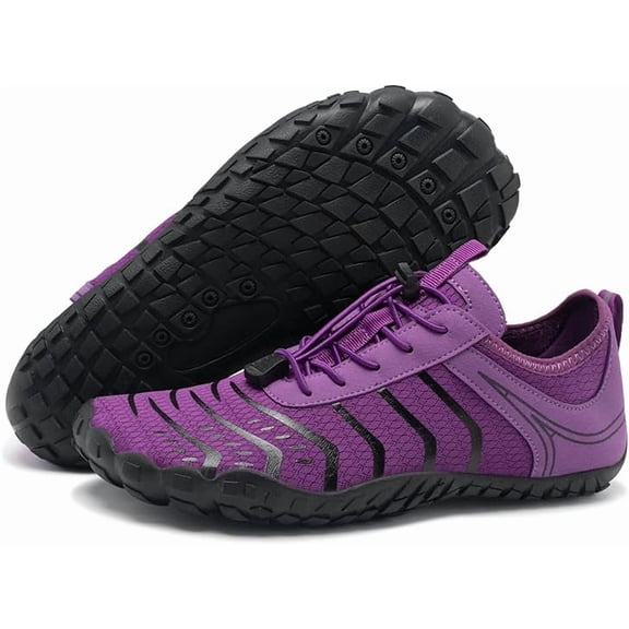 Hiking Barefoot Shoes Womens Mens Footwear,Wide Toe Box Water Shoe for Women Men,Zero Drop Comfortable & Non-Slip Barefoot Vitality Shoe Women's Athletic Footwear for Walking Hiking