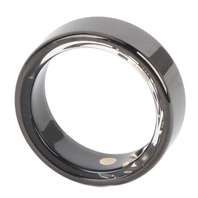 Bague Intelligente Traqueur de Mise en Forme en Acier Inoxydable IP68 Résistante à l'Eau Compteur de Pas Bague de Santé Intelligente avec Multiples Modes Sportifs pour Hommes Femmes