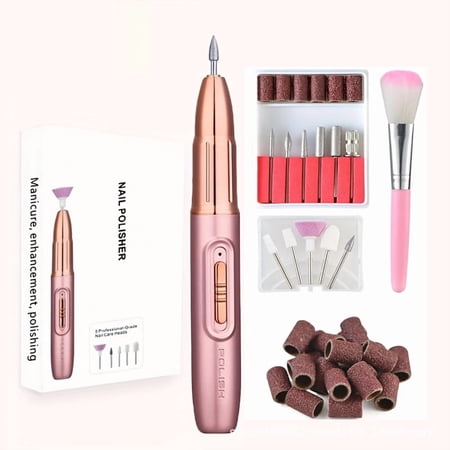Mini electric nail polish machine small nail removal tool portable nail polish machine set nail polish remover