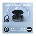 thumbnail image 2 of Auriculares Inalámbricos Bluetooth 5.3 Deportivos Con Gancho Malubero  Negro, 2 of 5