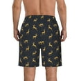 thumbnail image 3 of Naloa Christmas Deers Men's Beach Shorts, Surfing shorts, Swim trunks, Quick Dry Swim Trunks for Surfing Beach Fun - Medium, 3 of 9