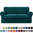 thumbnail image 1 of CHUN YI Sofa Cover with Separate Cushion Slipcover Stretch Checks, 1 of 7