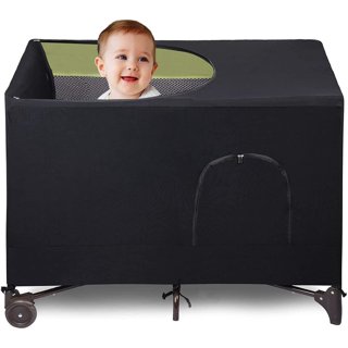 Pack N Play Blackout Cover Baby Travel Crib Canopy Block 95% Light ...