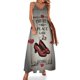 thumbnail image 1 of Póster decorativo con diseño de camiseta, cojín, el hogar es donde está el corazón, zapatillas Ruby, máscaras de oz, vestido sin mangas, traje de verano para mujer, 1 of 7