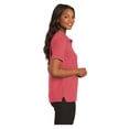thumbnail image 3 of Port Authority Women's Short Sleeve Silk Touch Classic Polo Shirt Hibiscus Large, 3 of 4