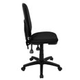 thumbnail image 4 of Scranton & Co Chaise de Bureau à Dossier Central en Noir, 4 of 6