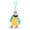 Blue, variant on WEUVEB Realistic Blue Parrot Plush Keychain Soft Bird Pendant for Bags