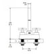 thumbnail image 2 of Mezcladora Antares Helvex Lavabo 4 Contra De Rejilla Hm-14, 2 of 3