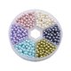 thumbnail image 1 of EeaseMX paquete de cuentas redondas de vidrio de 4 mm para manualidades, cuentas coloridas para punto de cruz, accesorios para bisutería (estilo mixto 3, aproximadamente 810 piezas), 1 of 8