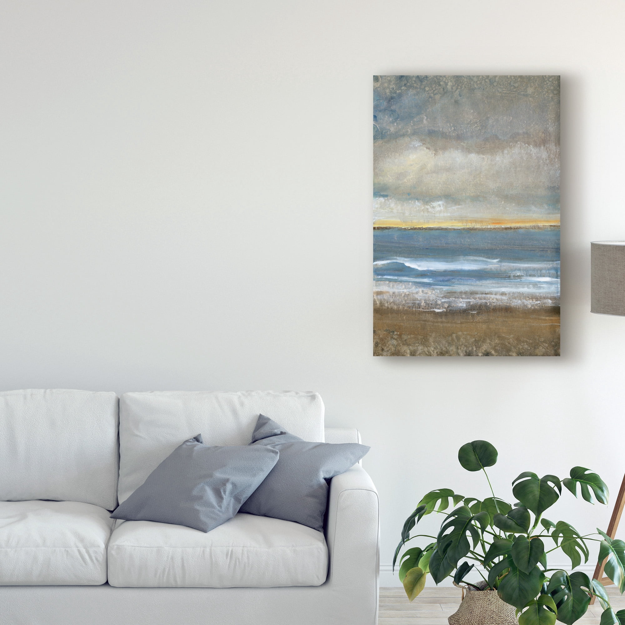 Trademark Fine Art 'Between Land and Sea I' Canvas Art by Tim OToole