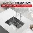 thumbnail image 4 of Sink Protectors Better Houseware - Rejilla metálica protectora, color negro, 4 of 6