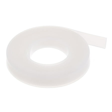 

Uxcell Flexible Solid Silicone Strip 0.47 x0.08 x6.56ft Rectangular No Adhesive Roll for Door White