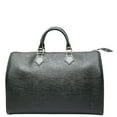 thumbnail image 1 of Pre-Owned Louis Vuitton Epi Speedy 35 Handbag/Boston Bag M42992 Noir Black Leather... (Good), 1 of 14