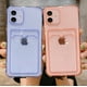 thumbnail image 2 of Funda de teléfono transparente con bolsa de tarjeta para iPhone 14 13 11 12 Pro Max XR XS Max X 7 8 Plus Mini funda transparente de parachoques suave a prueba de golpes Deng Xun unisex, 2 of 2