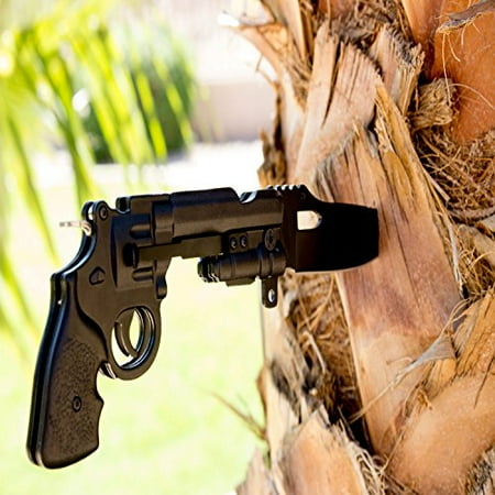 Best Black Pistol Knife for Gun Lovers Folding Model by Under Control Tactical - Cool Gift For Your Husband, Wife, or (Best Ccw Handgun 2019)