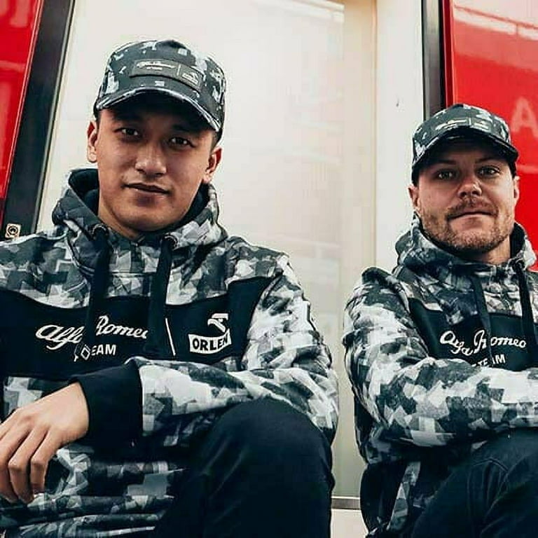 Alfa Romeo Racing F1 Men s Camo Hoodie Walmart