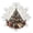 A, variant on Christmas Pearl Diamond Painting Suncatcher Kit, DIY Craft, Acrylic Snowflake Shape Board with Lace Edge, 3D Mixed-Sized Pearl Beads Craft