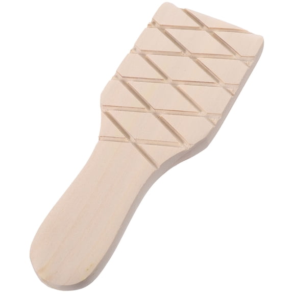 Tineasur Wood Pottery Tools Kit Beige 1 Piece Pottery Dressing Tool for Clay Sculpting and Ceramic Crafting