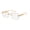 Clear Marble, variant on Clear Hip Hop Sunglasses Gold Frame Square Diamond Cut Quevo Migos Buffs