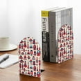 thumbnail image 5 of Picia Rocket Pattern Pattern Wood Bookends for Shelves,Non-slip Bookends, Heavy Duty Wooden Bookend Support,1 Pair, 5 of 8
