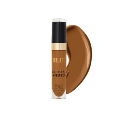Milani Conceal + Perfect Longwear Concealer - Warm Almond (0.17 Fl. Oz.) Vegan, Cruelty-Free Liquid Concealer - Cover Dark Circles, Blemishes & Skin Imperfections for Long-Lasting Wear