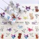 thumbnail image 1 of pegatinas para uñas decoracion de uñas pegatina semipermanentes Deslizadores de invierno, pegatinas de alce, Lobo, Animal, figura de transferencia artística, mariposas, marca de agua, deslizador de ag, 1 of 4