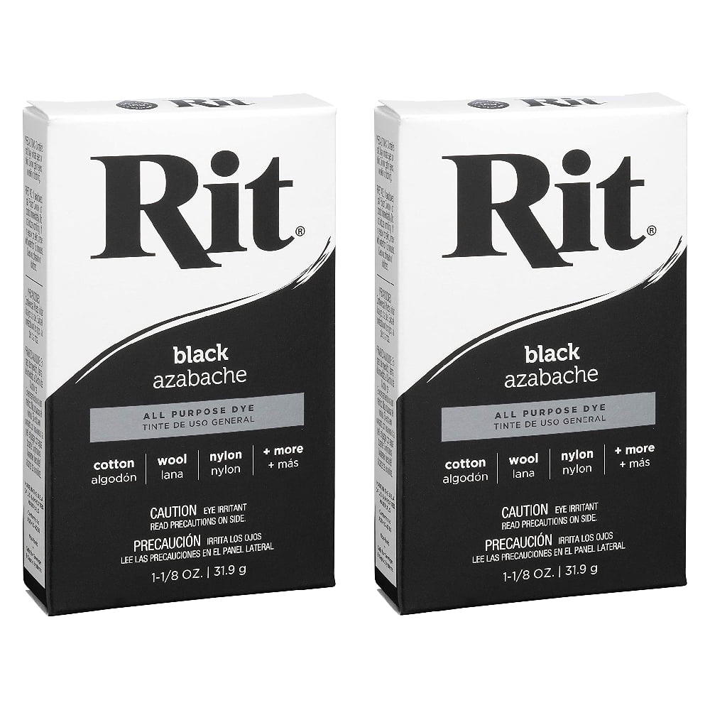 Rit All Purpose Powder Dye 11/8 oz Black, 2 Pack