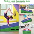 thumbnail image 3 of Gymnastics Mat Folding Incline Tumbling Mats with Non-Slip PVC Surface & Handles 48”X24”X14” Exercise Mat Yoga Mat Indoor/Outdoor Cheese Wedge Mat for Kids Play Home Workout Aerobics, 3 of 8