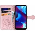 thumbnail image 5 of for Motorola Moto G Power 2022 (Not 2021) Cartoon Cute Wallet Case,Cat Dog Style Flip Phone Cover with ID Card Holder PU Leather Cases for Motorola Moto G Power 2022 MG Rose Gold, 5 of 13