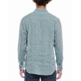 thumbnail image 2 of Robert Talbott mens  Morgan Linen Shirt, s, Green, 2 of 3