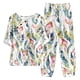 thumbnail image 2 of Puntoco-Conjunto de traje de dos piezas para mujer, top corto con cuello redondo y pantalones informales, estampado de verano, liquidación Puntoco Puntoco-3473, 2 of 5