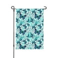 thumbnail image 5 of Sigee Blue Floral with Butterflies for Live Happy Decorative Small Garden Flag,Double Sided Yard Flags Holiday Garden Flags for All Seasons, 5 of 9