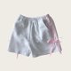 thumbnail image 4 of Arcos de Verano para Niñas de Bebé Pantalones Cortos Deportivos de Tela Suave Y Respirable con Diseño de Arco para 6 Meses-7 Años Pantalones Cortos de Niña de Bebé, 4 of 5