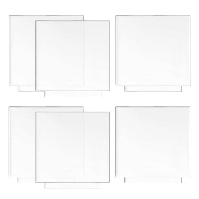 jifeng Acrylic Sheets for Light Base 2mm Panel for Table Supplies Square
