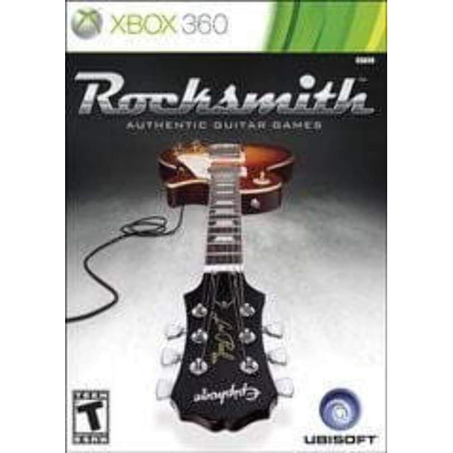 Videojuego Ubisoft Rocksmith para Xbox 360 con guitarra